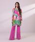 Women's Unstitched Lawn Embroidered Purple 2 Piece Suit